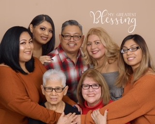 Rachel Garcia & family looking happy together